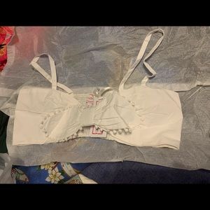 White Mini Bow Crop